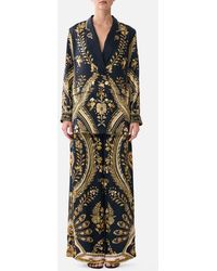 CAMILLA - Wide Leg Waisted Pant Taurus Rising - Lyst