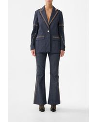 CAMILLA - Jacket With Sleeve Cut Out Detail Notes From The Room - Lyst