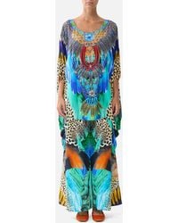 CAMILLA - Scoop Back Hem Dress Jungle Flight - Lyst