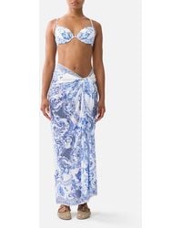 CAMILLA - Multi Wear Long Sarong Ceramic Panoramic - Lyst