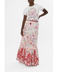 CAMILLA - Maxi Skirt With Ruffle Hem A Kitsch - Lyst