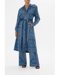 CAMILLA - Desert Reign Longline Belted Trench Coat - Lyst