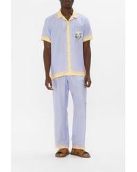 CAMILLA - Short Sleeve Camp Collared Shirt Botanical Ballads - Lyst