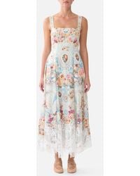 CAMILLA - Long Fit And Flare Dress A Taste For Lace - Lyst