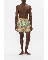CAMILLA - Mid Length Boardshort With Elastic Waist Tales Of Topkapi Palace - Lyst