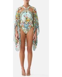 CAMILLA - Silk Chiffon Shrug Magic Of The Mercado - Lyst