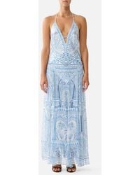 CAMILLA - Hardware Detail Slip Dress The Hum Of The Alhambra - Lyst