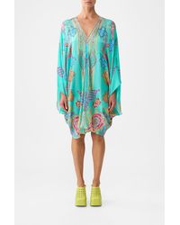 CAMILLA - T Shape Short Kaftan The Concubines Corridor - Lyst