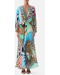 CAMILLA - Twist Front Batwing Dress Butterfly Bohemia - Lyst