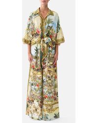 CAMILLA - Wide Leg Trouser With Front Pockets Wanderlust Empire - Lyst