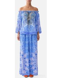 CAMILLA - Frill Off Shoulder Top The Bosphorous - Lyst