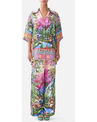 CAMILLA - Button Front Lounge Pant Turkish Delight - Lyst