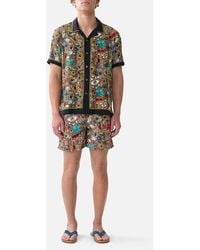 CAMILLA - Short Sleeve Camp Collared Shirt Nazar Nirvana - Lyst