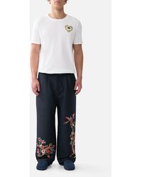 CAMILLA - Embroidered Tailored Lounge Pant Sultans And Queens - Lyst