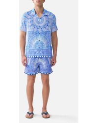 CAMILLA - Short Sleeve Camp Collared Shirt The Bosphorous - Lyst