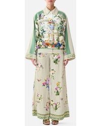 CAMILLA - Boxy Button Front Jacket With Pocket Detail Art For The Empress - Lyst