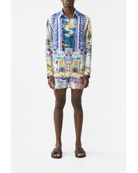 CAMILLA - Long Sleeve Hidden Placket Shirt Song Of Saint Anthony - Lyst