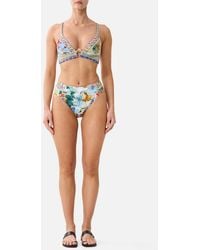 CAMILLA - High Tri Bikini Top W Ring Front Verses - Lyst