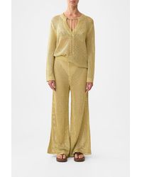 CAMILLA - Wide Flare Knit Pant Ottoman Dynasty - Lyst