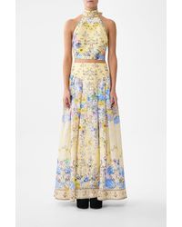 CAMILLA - Corset Waist Maxi Skirt Darling Buds - Lyst