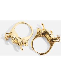 CAMILLA - Gilded Realms Leopard Earrings - Lyst