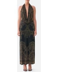 CAMILLA - Deep Cowl Plunge Dress The Secession Sessions - Lyst