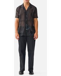 CAMILLA - Relaxed Fit Short Sleeve Camp Collared Shirt Palace Zoology - Lyst