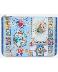 CAMILLA - Small Canvas Clutch Verses - Lyst