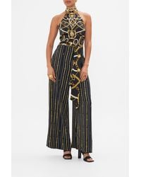 CAMILLA - Scarf Belt Wide Leg Pant Coast To Coast - Lyst