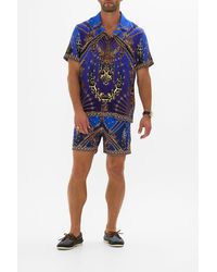 CAMILLA - Short Sleeve Camp Collared Shirt Carmo And Carmelitas - Lyst