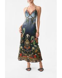 CAMILLA - Chain Detail Slip Dress Ready For My Welcome Drink - Lyst
