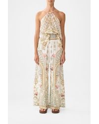 CAMILLA - Shirred Waist Pant Ottoman Dynasty - Lyst