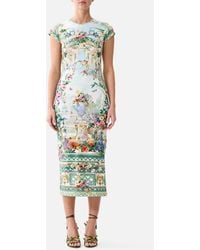 CAMILLA - Jersey Tank Dress With Cap Sleeves Art For The Empress - Lyst