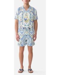 CAMILLA - Short Sleeve Camp Collared Shirt My Homespun Heart - Lyst