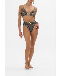 CAMILLA - High Waist Pant With Trim Cat Worship - Lyst