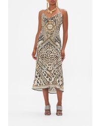 CAMILLA - Bias Halter Dress Mosaic Muse - Lyst