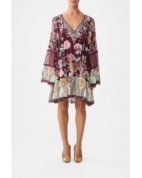 CAMILLA - A-Line Gathered Panel Dress If These Tiles Could Talk - Lyst