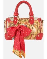 CAMILLA - Barrel Bag With Leather Trims Life's Rich Tapestry - Lyst