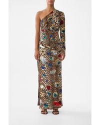 CAMILLA - One Shoulder Jersey Cut Out Dress Nazar Nirvana - Lyst