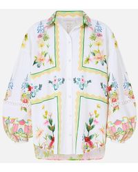 CAMILLA - Balloon Sleeve Blouse The Call Of Catalonia - Lyst