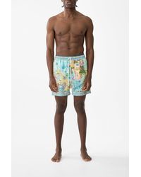 CAMILLA - Mid Length Boardshort With Elastic Waist Just Coasting - Lyst