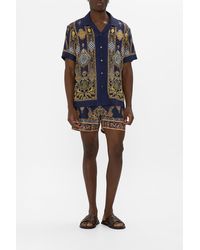 CAMILLA - Short Sleeve Camp Collared Shirt The Imperial Gate - Lyst