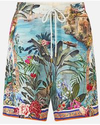 CAMILLA - Long Walk Short With Elastic Back Bodrum Botanicals - Lyst