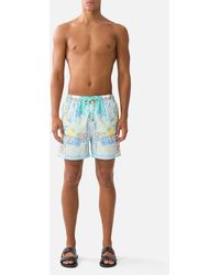 CAMILLA - Mid Length Boardshort With Elastic Waist Dial Up The Tiles - Lyst