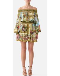 CAMILLA - Off Shoulder Short Dress Wanderlust Empire - Lyst
