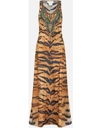 CAMILLA - Bias Cut Tank Dress A Wink To The Wild - Lyst
