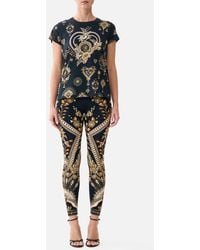 CAMILLA - Slim Fit Round Neck T-Shirt Taurus Rising - Lyst
