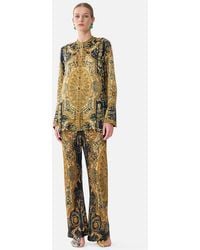 CAMILLA - Bias Cut Drawstring Pant Museum Memoirs - Lyst