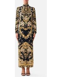 CAMILLA - Turtle Neck Jersey Dress Versailles Or Die - Lyst
