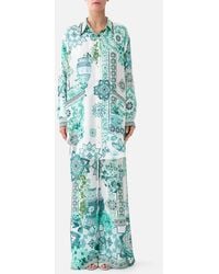 CAMILLA - Shirt Tunic With Pockets Balearic Bebé - Lyst